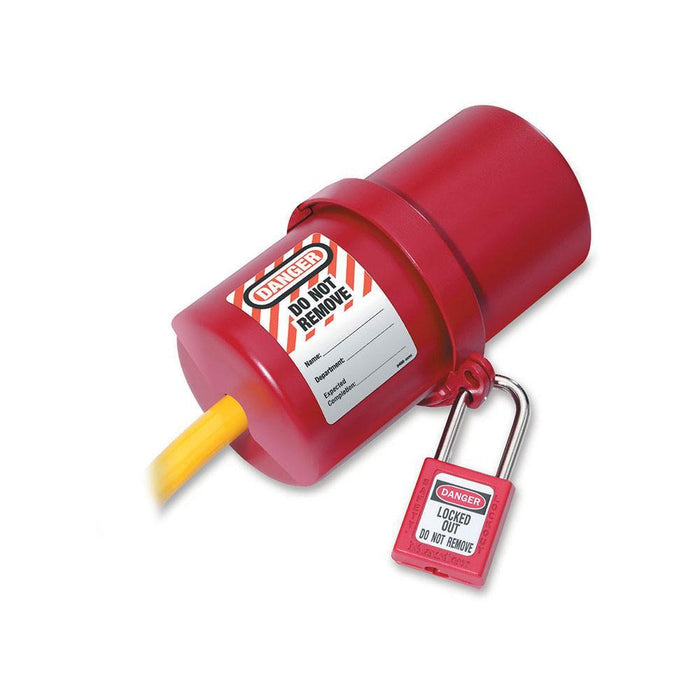 Master Lock 488 Rotating Large Electrical Plug Lockout, 220-550 Volt Plugs-Other Security Device-Master Lock-488-LockPeople.com