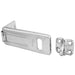 Master Lock 703D Long Zinc Plated Hardened Steel Hasp with Hardened Steel Locking Eye 3-1/2in (89mm) Wide-Other Security Device-Master Lock-703D-LockPeople.com