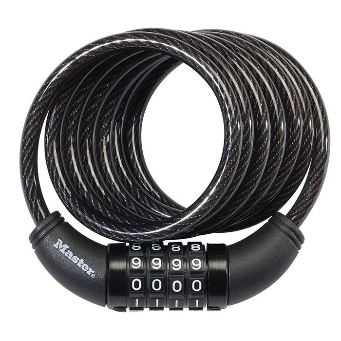 Master Lock 8114D 6ft (1.8m) Long x Diameter Set Your Own Combination Cable Lock 5/16in (8mm) Wide-Combination-Master Lock-8114D-LockPeople.com