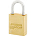 American Lock ASL40N Solid Brass BumpStop® Non-Rekeyable Government Padlock 1-1/2in (38mm) Wide-Keyed-American Lock-ASL40N-LockPeople.com