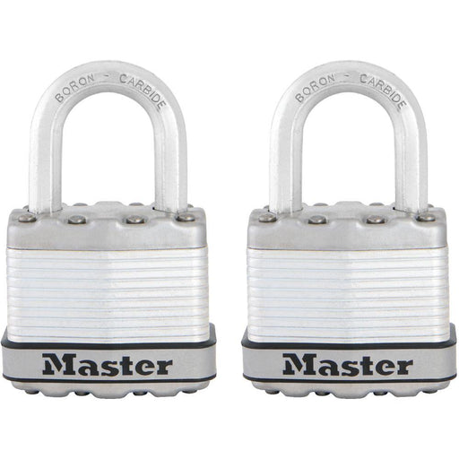 Master Lock M1XT 1-3/4in (44mm) Wide Magnum® Laminated Steel Padlock; 2 Pack-Master Lock-LockPeople.com