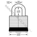 Master Lock 3D 1-9/16in (40mm) Wide Laminated Steel Padlock with 1-1/2 (38mm) Shackle-Keyed-Master Lock-3DLF-LockPeople.com