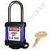 Master Lock 410COV Padlock with Plastic Cover 1-1/2in (38mm) wide-Master Lock-Keyed Different-1-1/2in-410BLUCOV-LockPeople.com