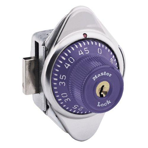 Master Lock 1630MD Built-In Combination Lock with Metal Dial for Lift Handle Lockers - Hinged on Right-Master Lock-Purple-1630MDPRP-LockPeople.com