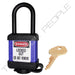 Master Lock 406COV Padlock with Plastic Cover 1-1/2in (38mm) wide-Master Lock-Master Keyed-Blue-406MKBLUCOV-LockPeople.com