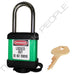 Master Lock 410COV Padlock with Plastic Cover 1-1/2in (38mm) wide-Master Lock-Keyed Different-1-1/2in-410GRNCOV-LockPeople.com